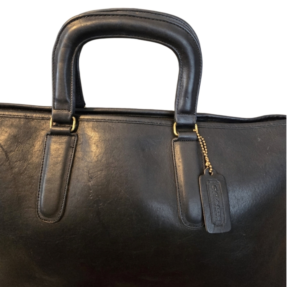 Coach Vintage 1980's Slim Satchel With Coach Dustbag In EUC - Picture 2 of 16